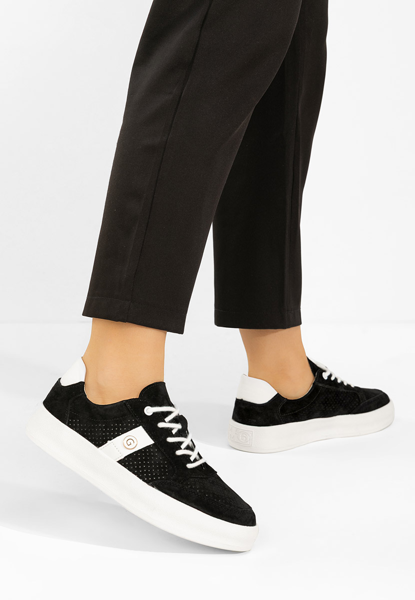 Sneakers dama piele Jayne negri