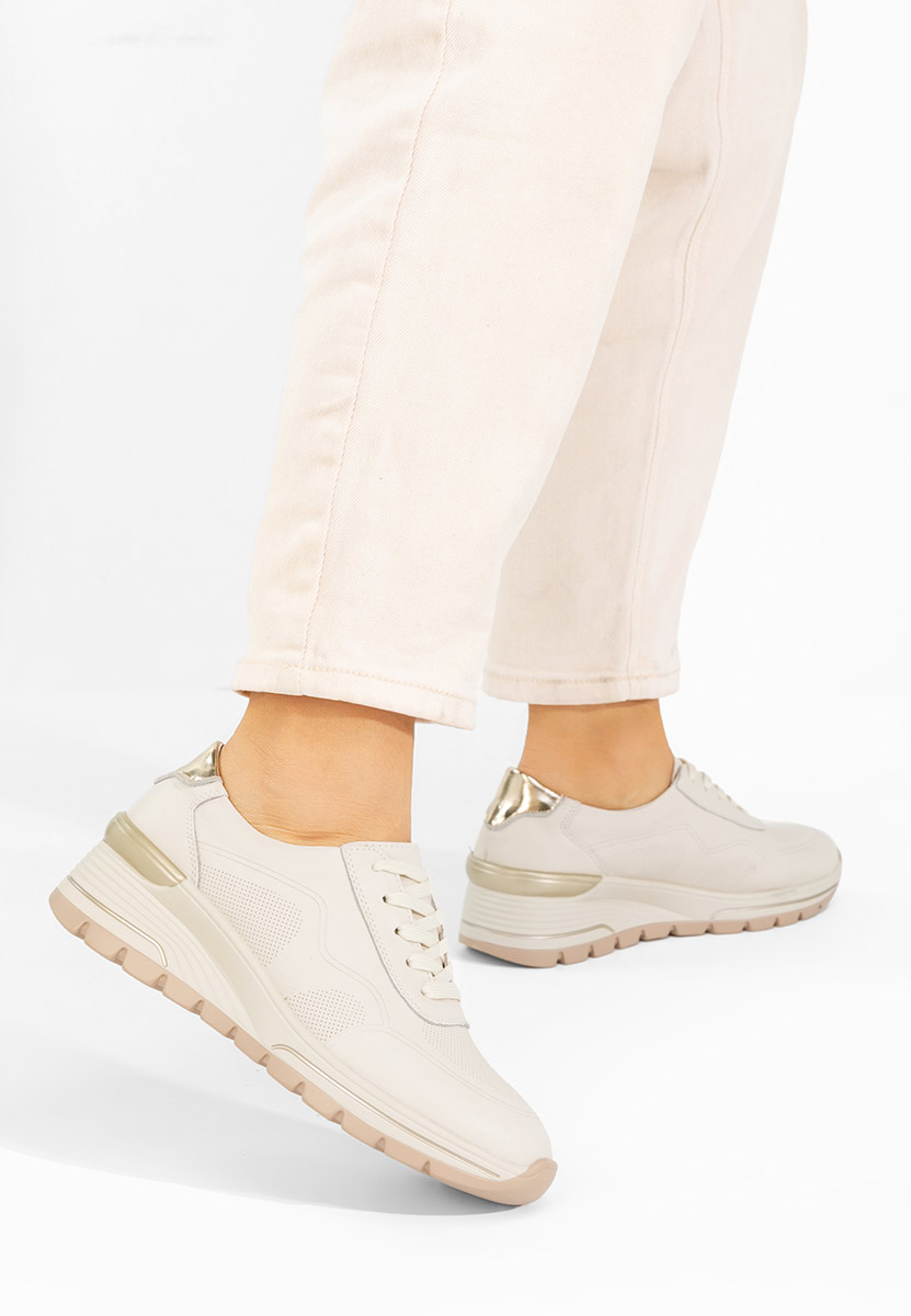 Sneakers dama piele Thanh bej