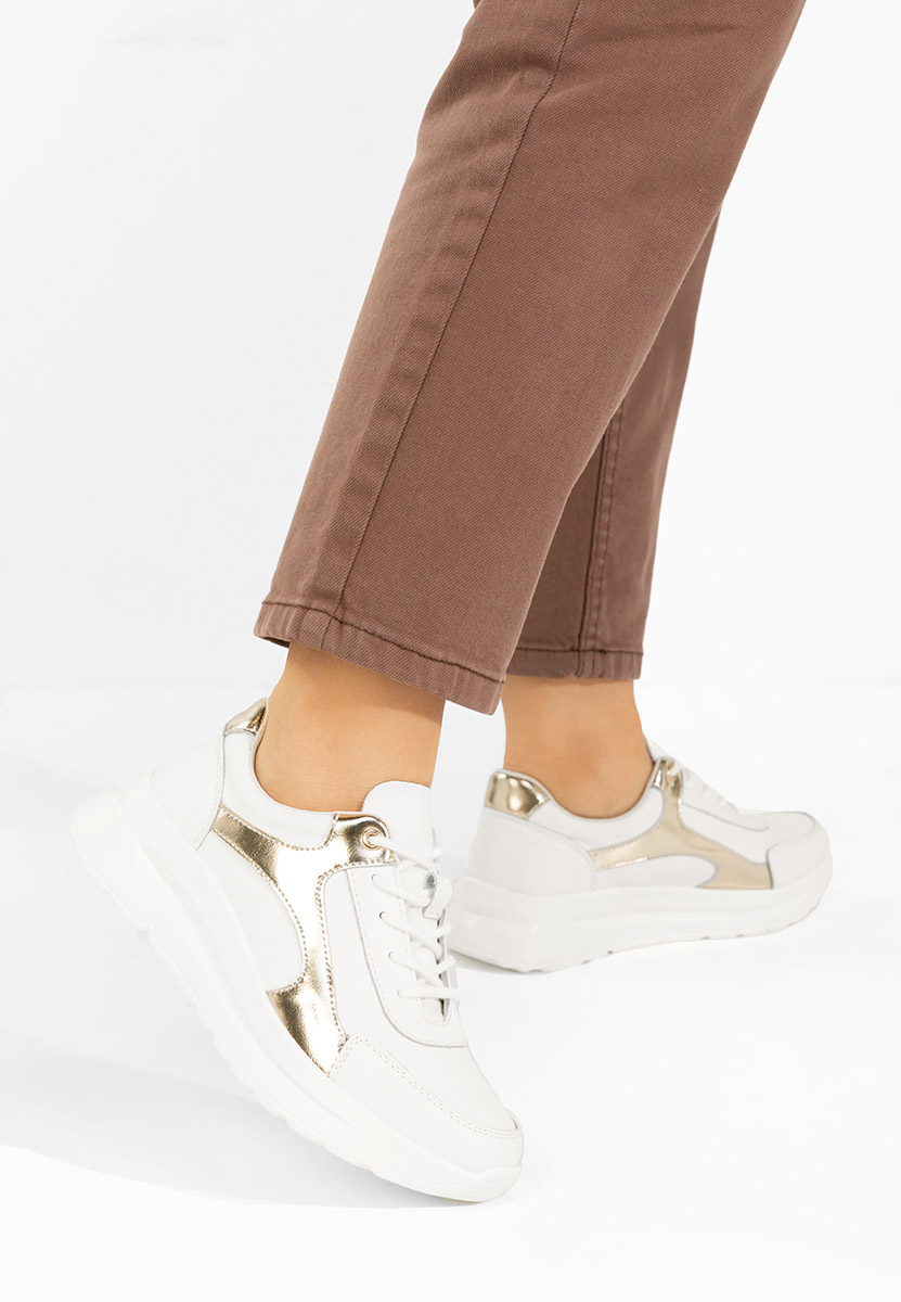 Sneakers dama piele Arkania V2 albi