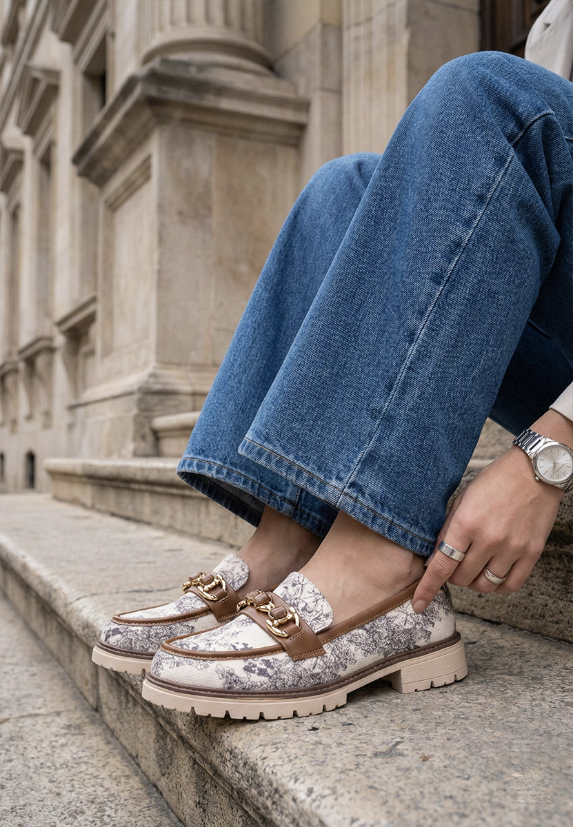 Mocasini dama Amberlin camel