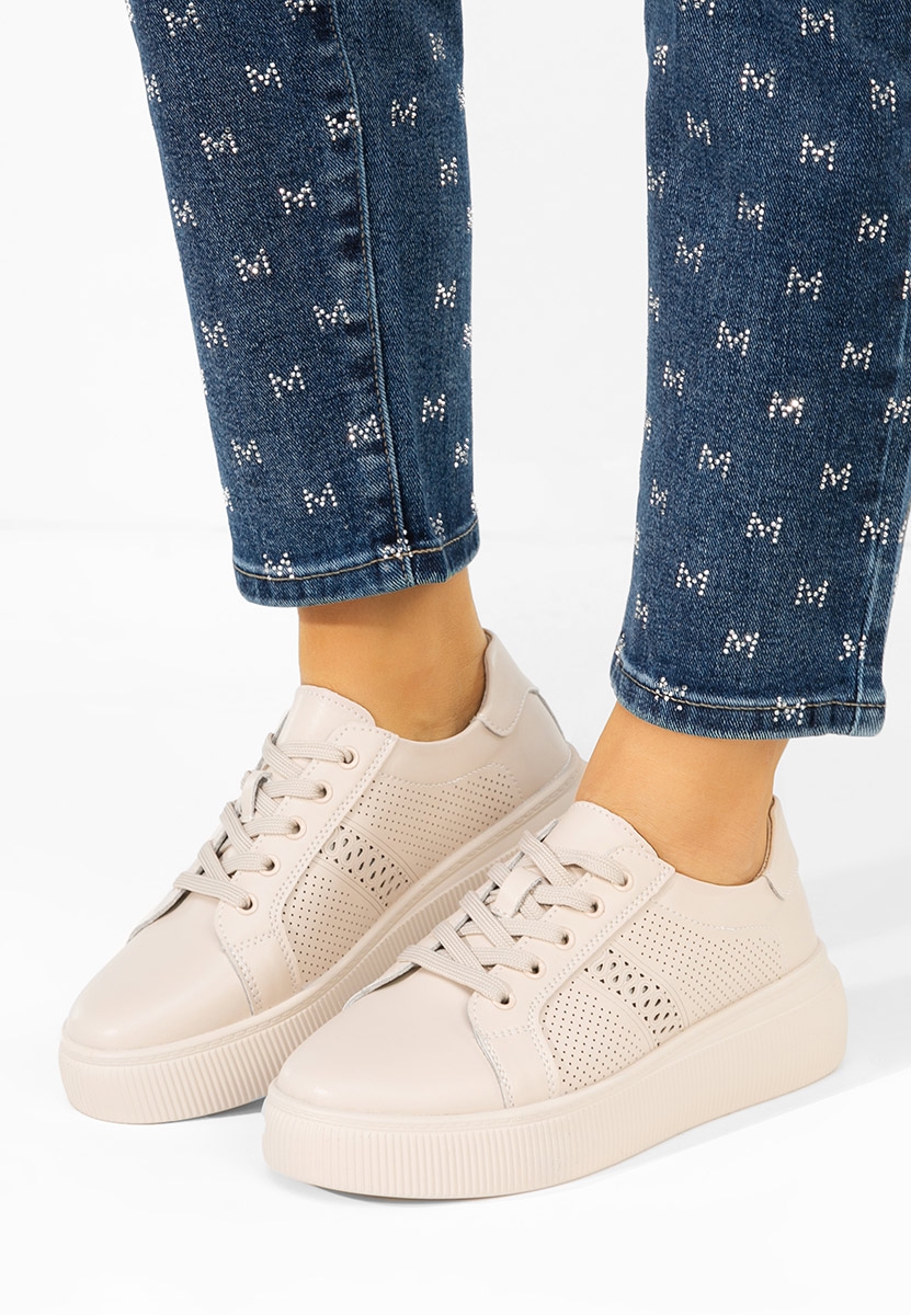Sneakers dama piele Ofilia bej