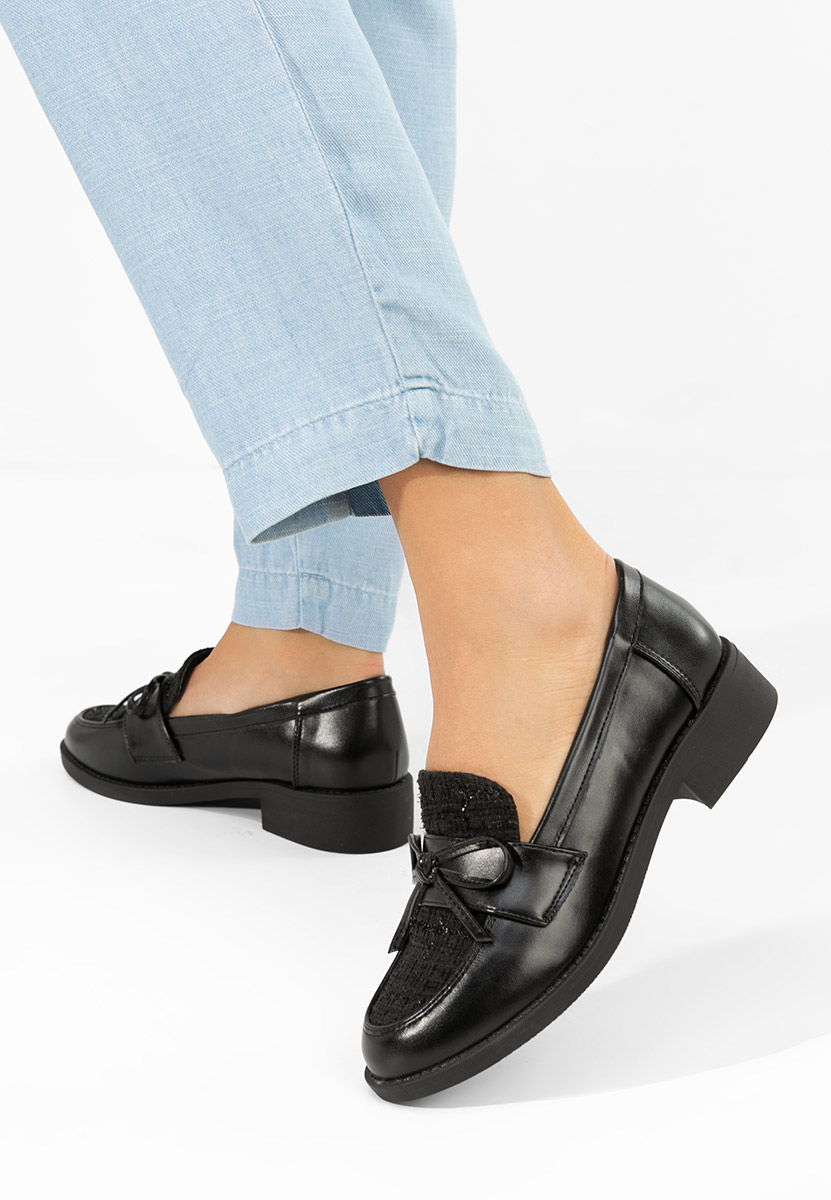 Mocasini dama Aliera negri