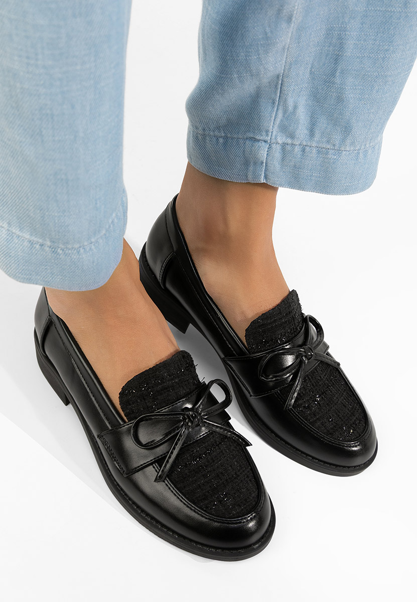 Mocasini dama Aliera negri