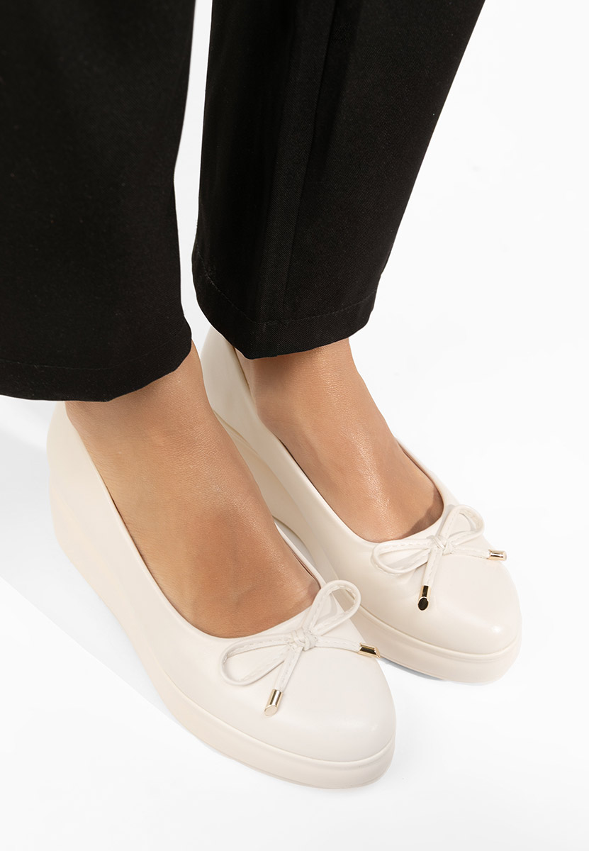 Pantofi cu platformă Olmaria bej