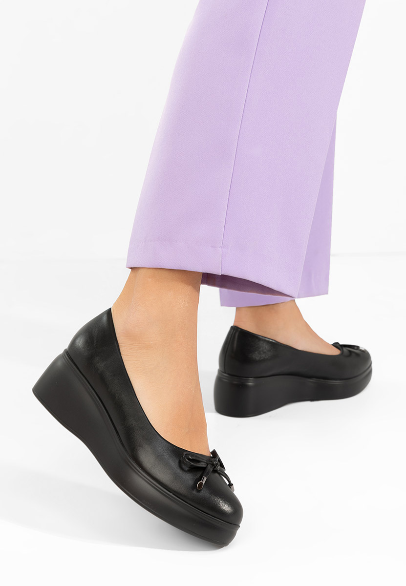 Pantofi cu platformă Olmaria negri