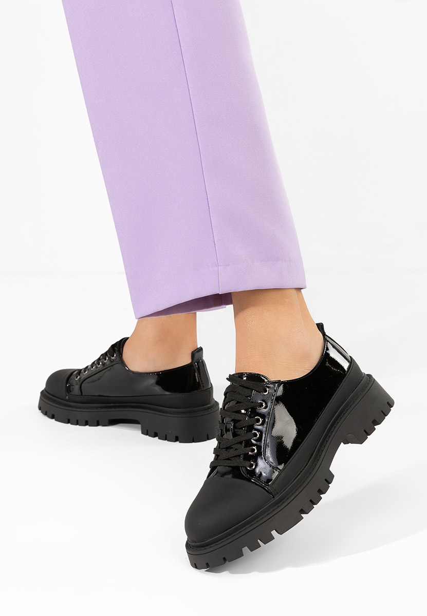 Pantofi casual dama Sivelia V2 negri