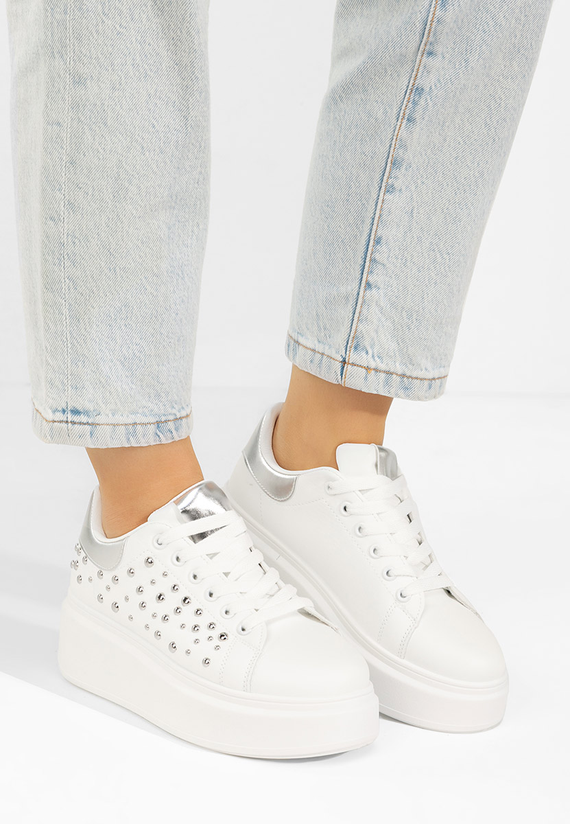 Sneakers cu platformă Lindalia V2 albi
