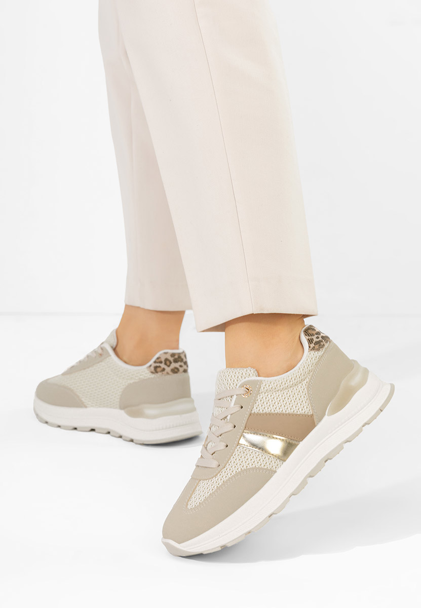 Sneakers dama Timelia bej