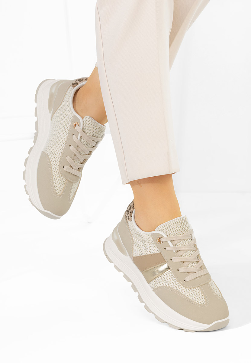 Sneakers dama Timelia bej