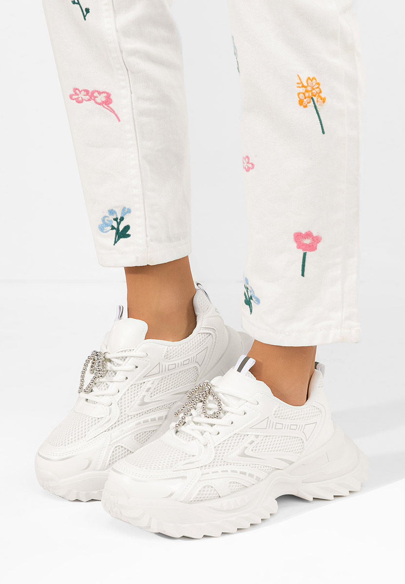 Sneakers dama Eudoria V2 albi