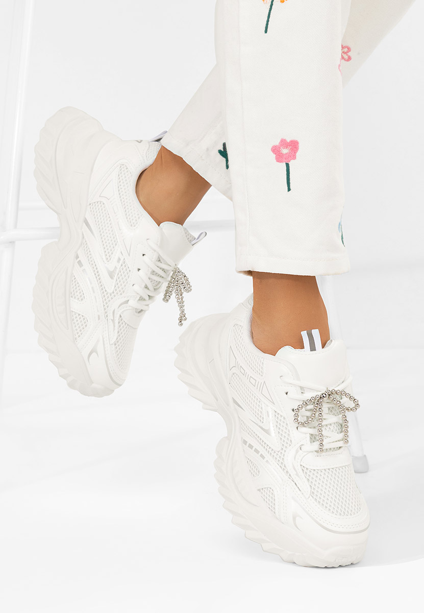 Sneakers dama Eudoria V2 albi