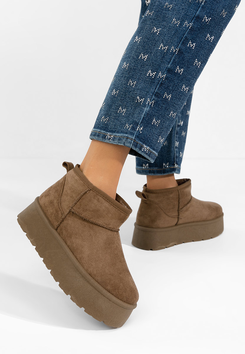Cizme tip ugg Savieda V2 maro