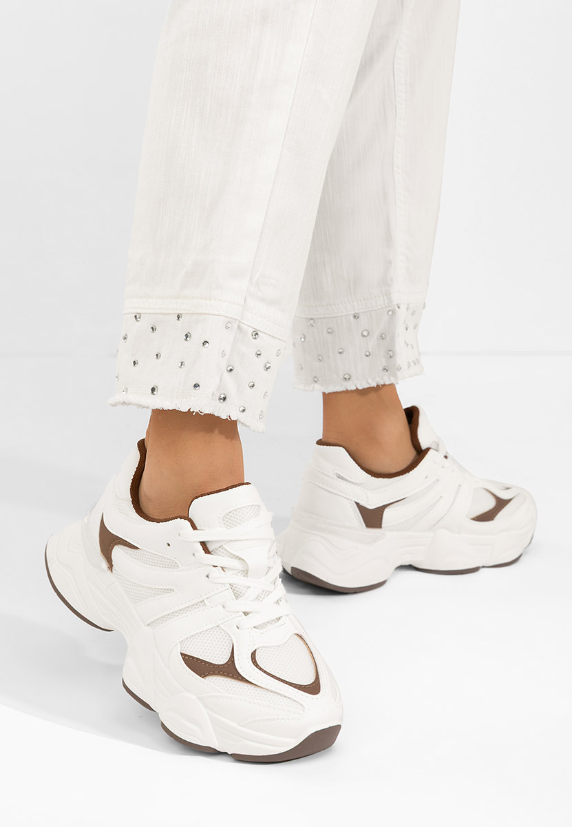 Sneakers dama Kanoa albi