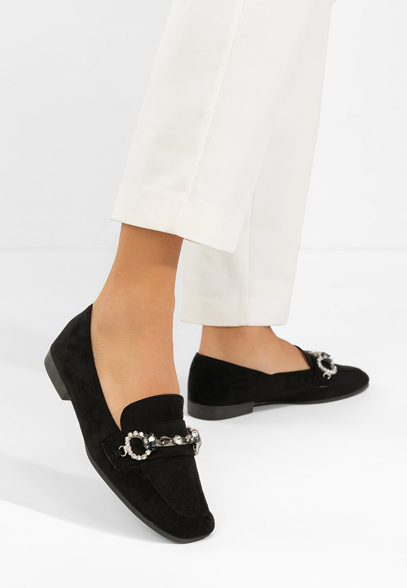 Mocasini dama eleganti Venea V2 negri