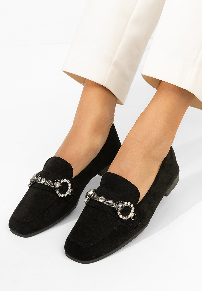 Mocasini dama eleganti Venea V2 negri