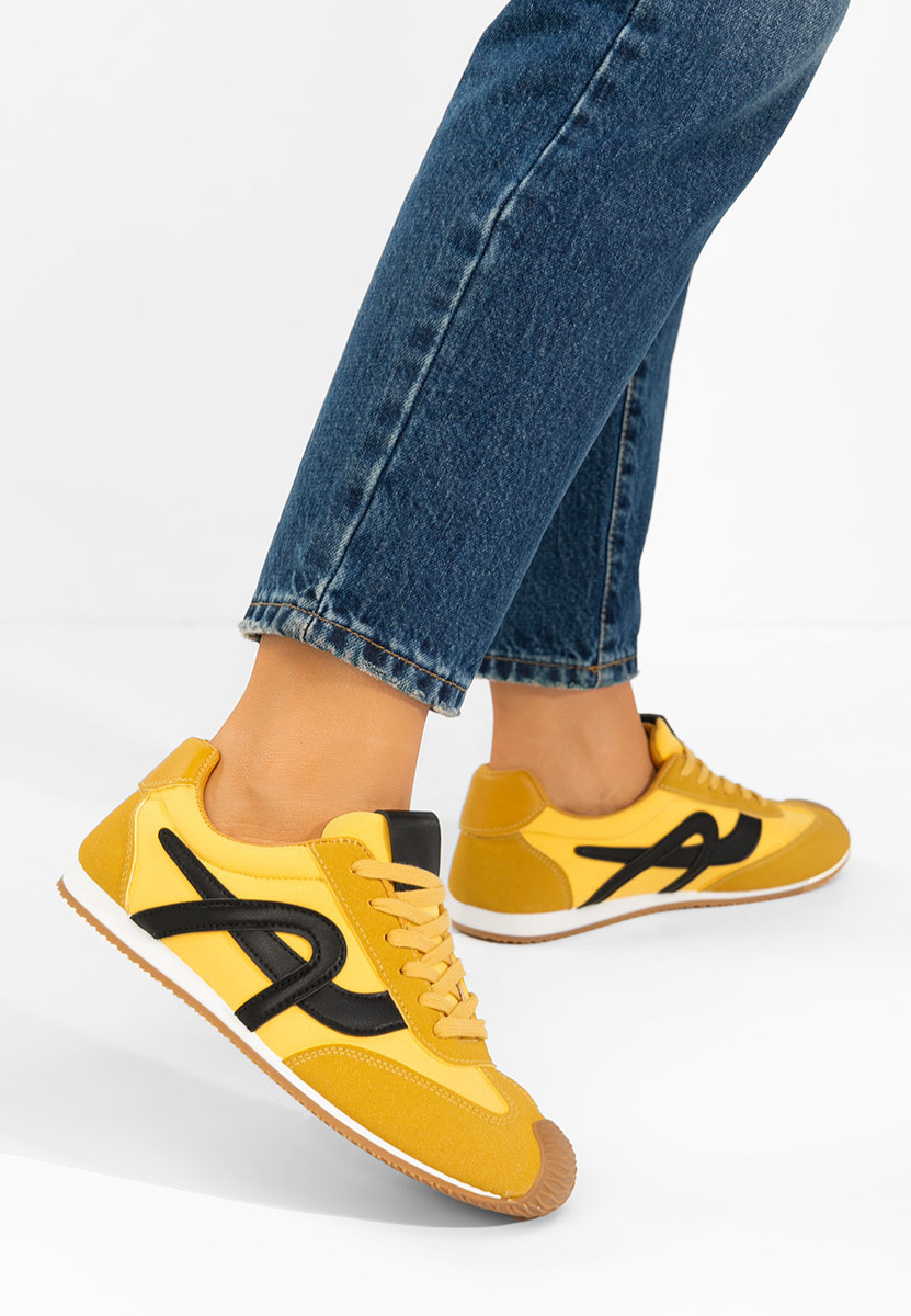 Sneakers dama Kalindia galbeni