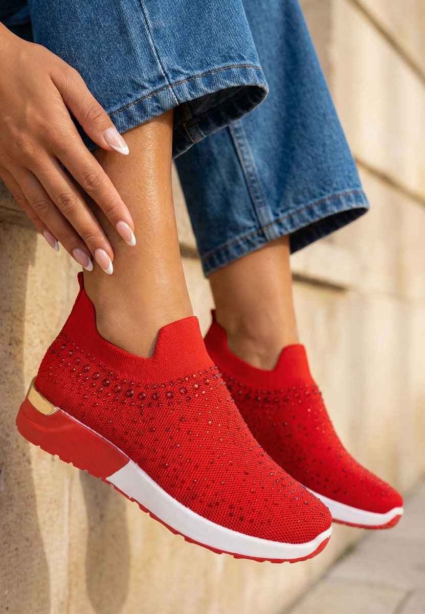 Sneakers dama Marcie rosii