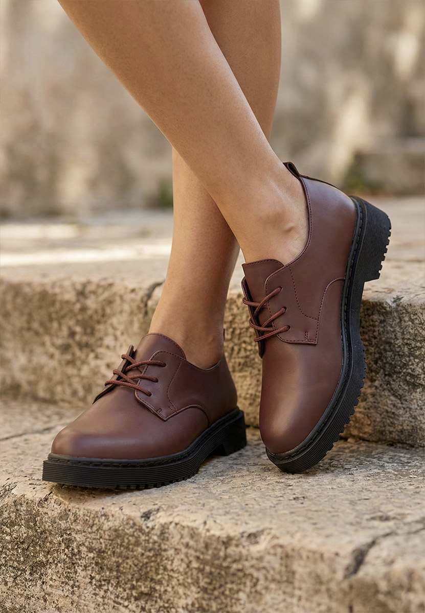 Pantofi casual dama Cherelle grena