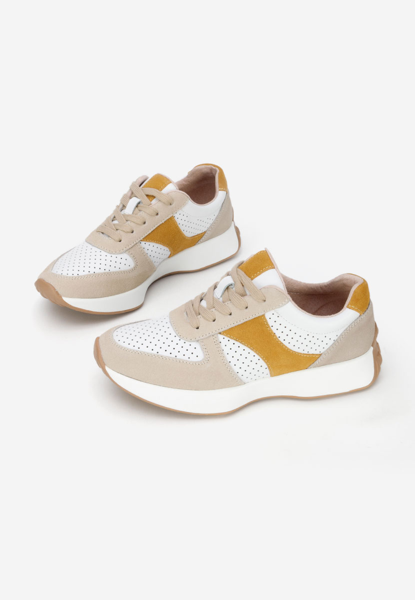 Sneakers dama Attila V4 albi