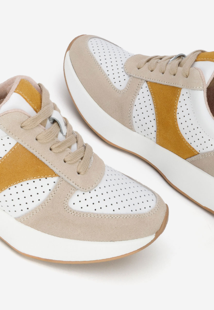 Sneakers dama Attila V4 albi