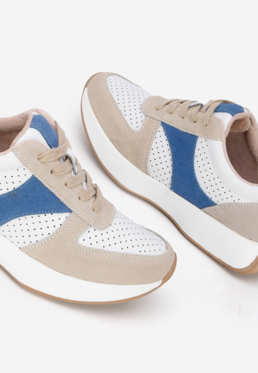 Sneakers dama Attila albi