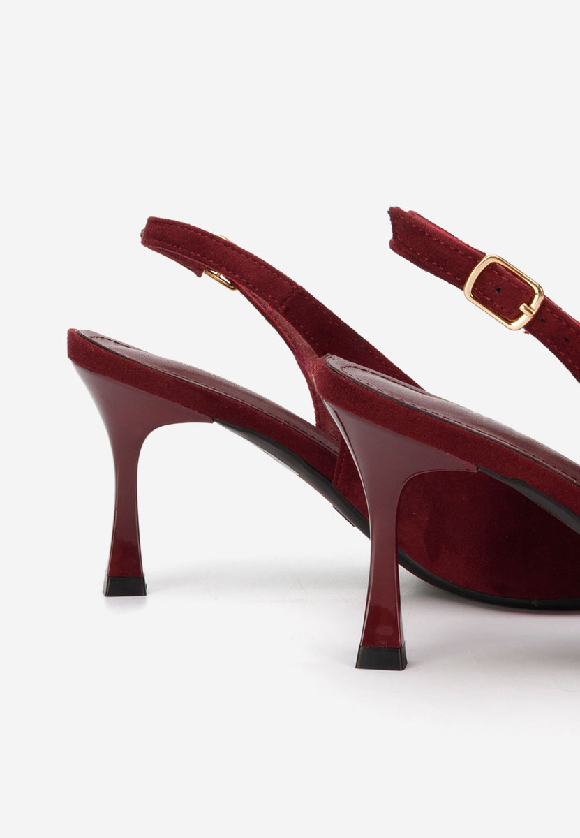 Pantofi slingback Cristelia grena
