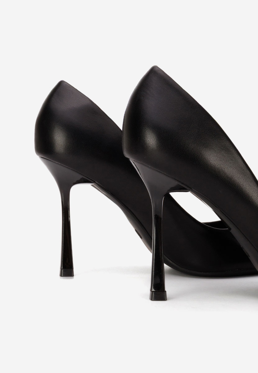 Pantofi stiletto Isabele negri