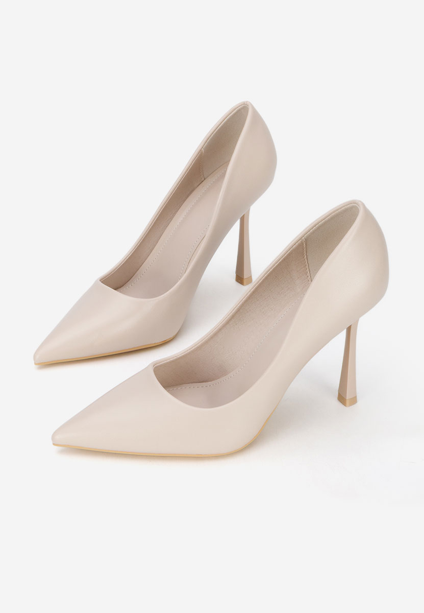 Pantofi stiletto Isabele bej