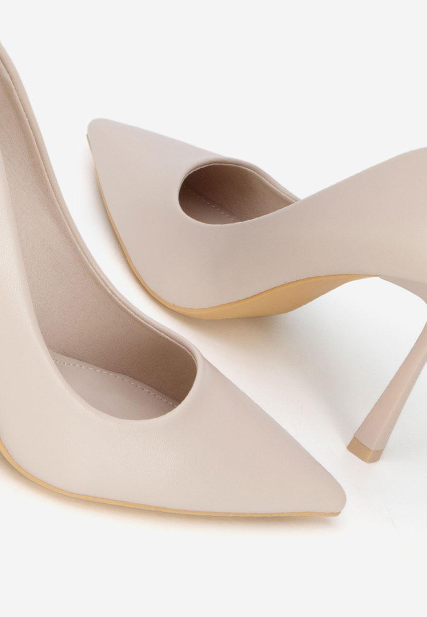 Pantofi stiletto Isabele bej