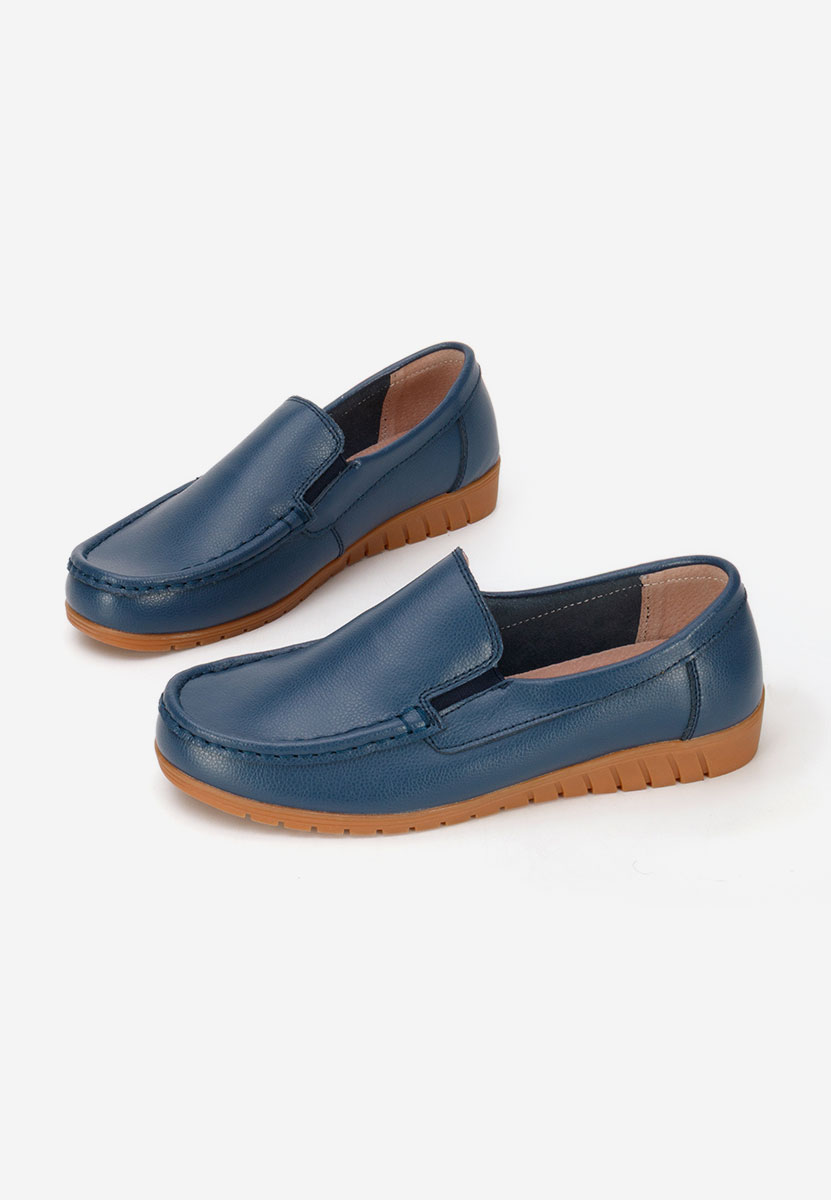 Mocasini dama piele Panoma navy