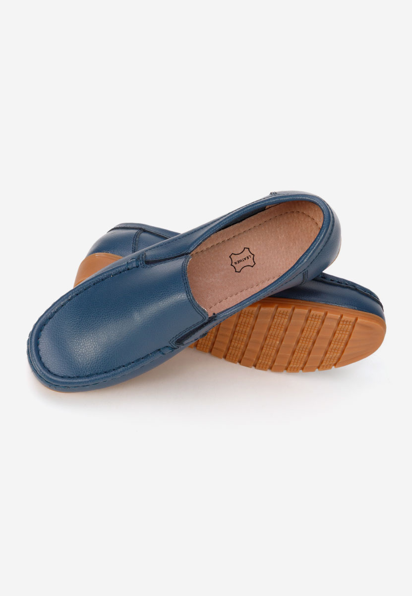 Mocasini dama piele Panoma navy