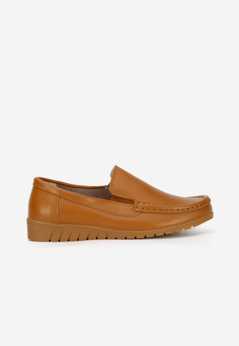 Mocasini dama piele Panoma camel