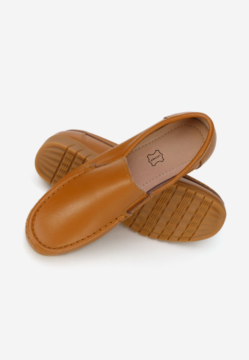 Mocasini dama piele Panoma camel