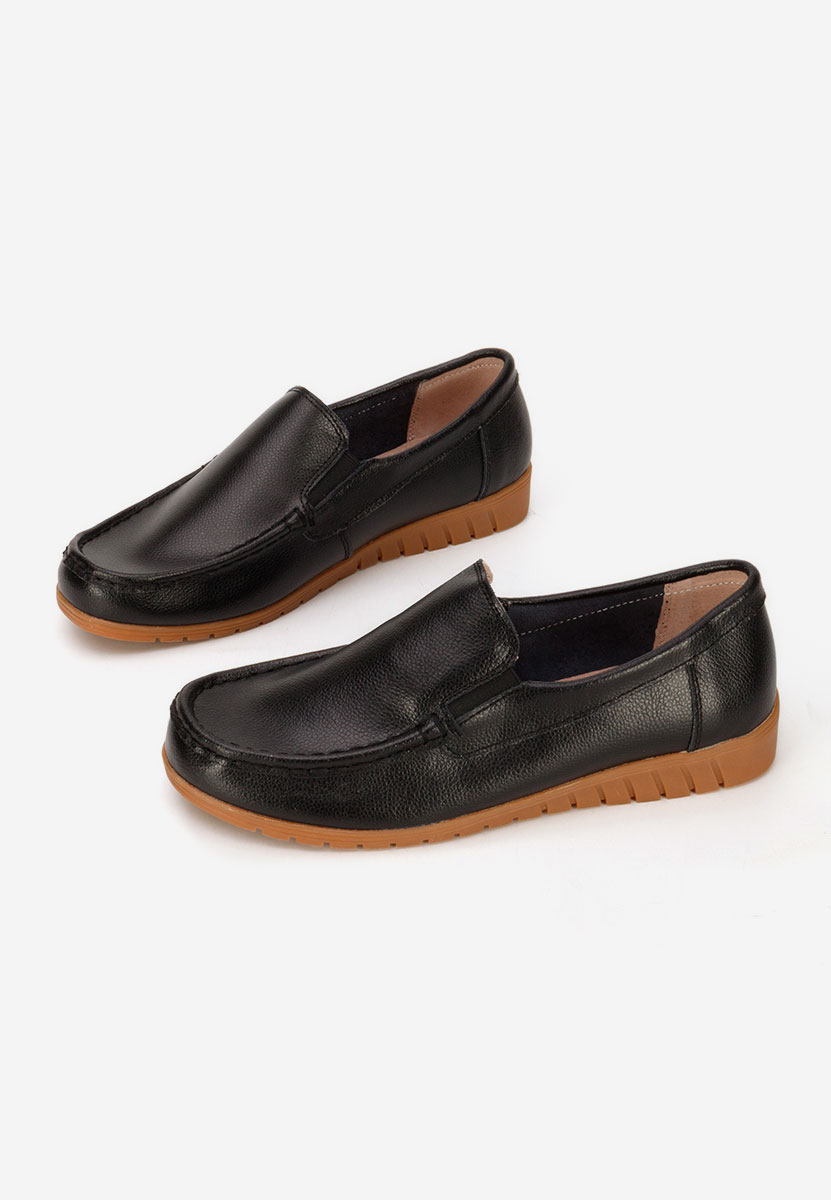Mocasini dama piele Panoma negri