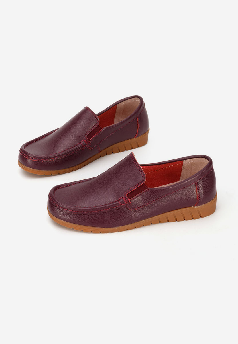 Mocasini dama piele Panoma grena