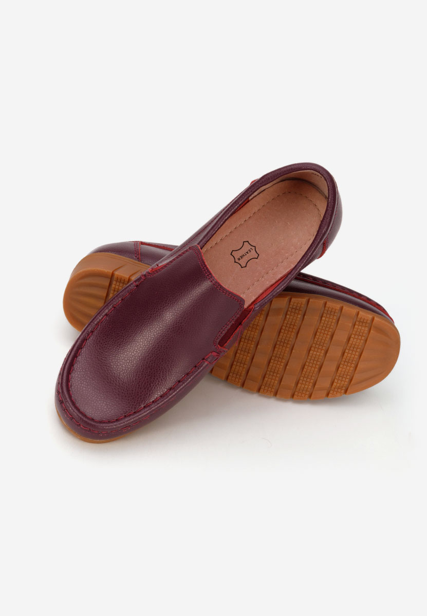 Mocasini dama piele Panoma grena