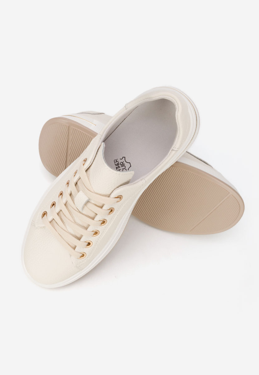 Sneakers dama piele Issabel bej