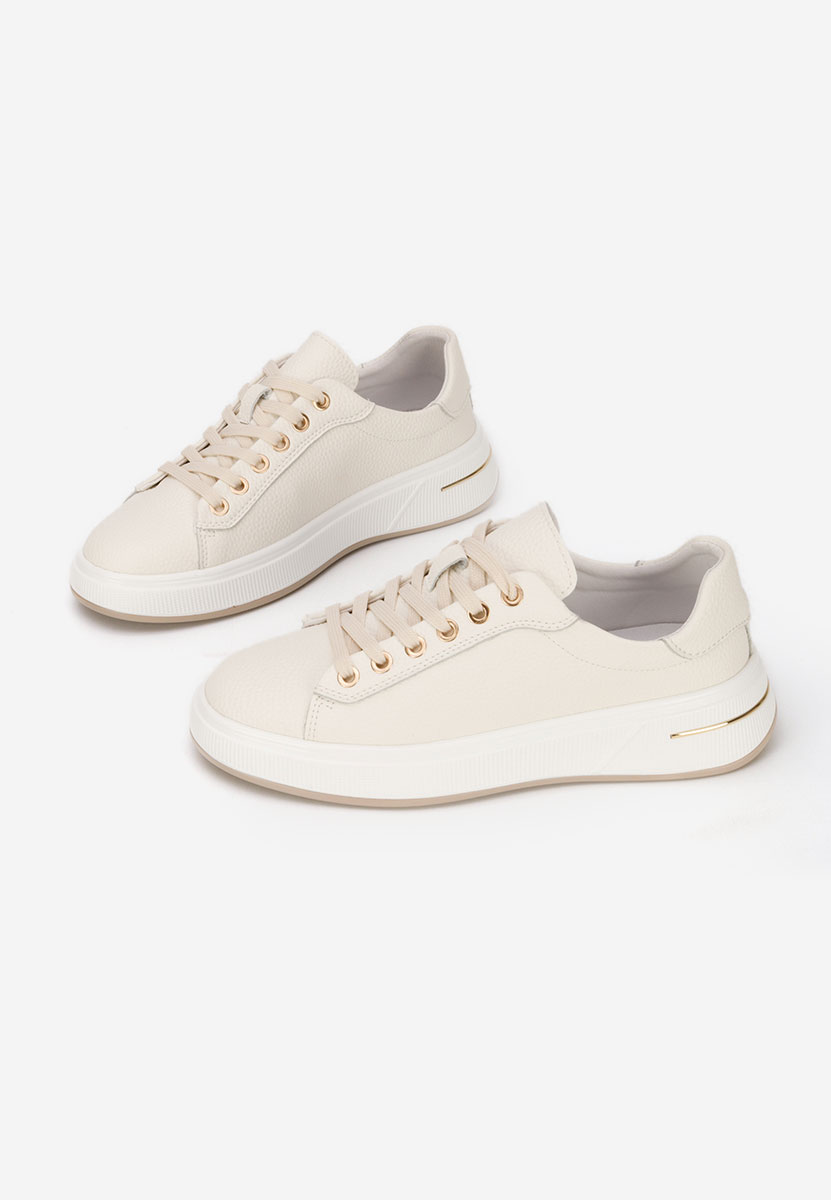 Sneakers dama piele Issabel bej