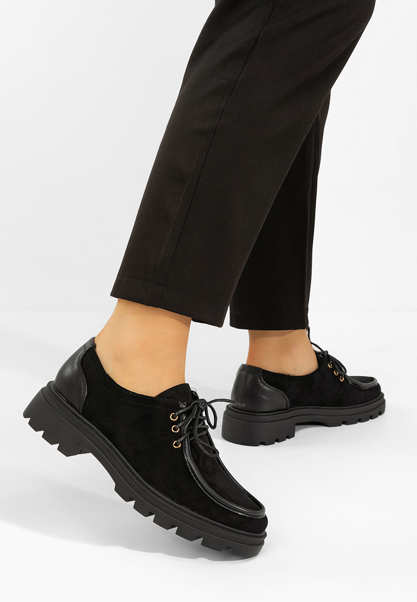 Pantofi casual dama Seliora negri