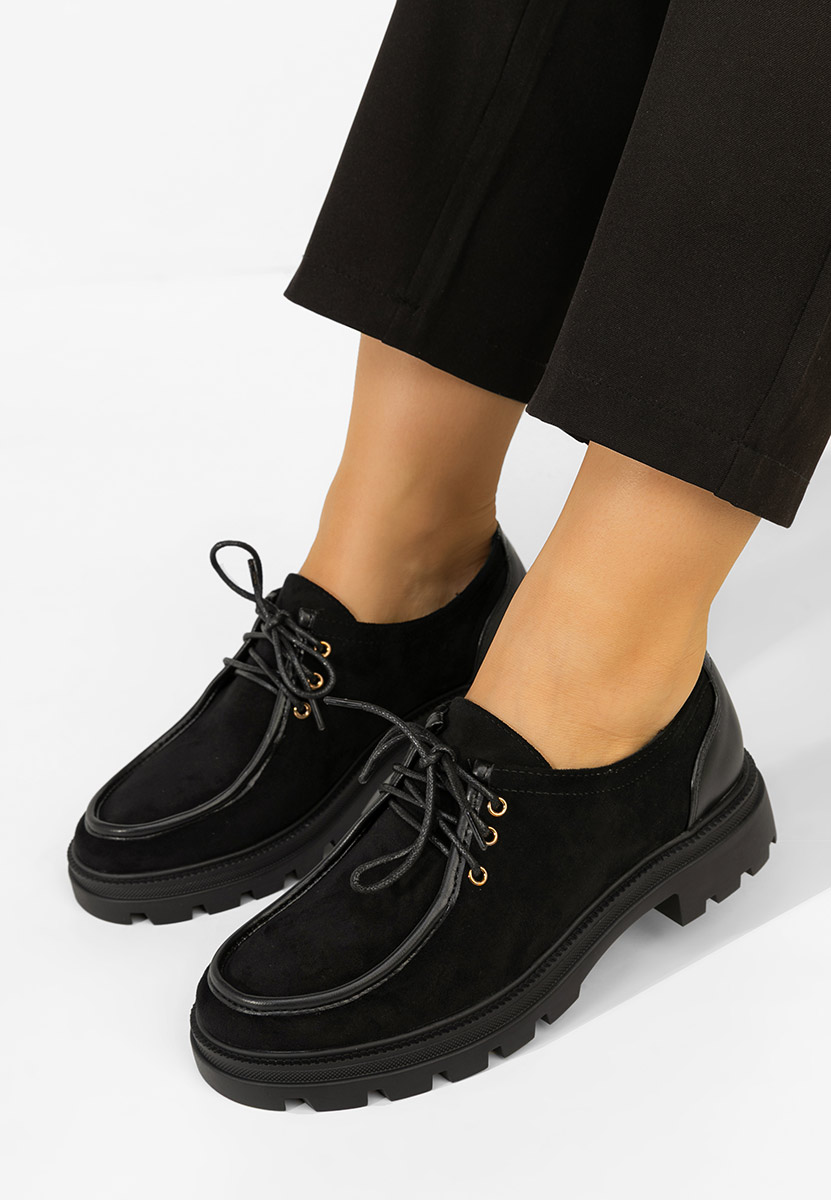 Pantofi casual dama Seliora negri