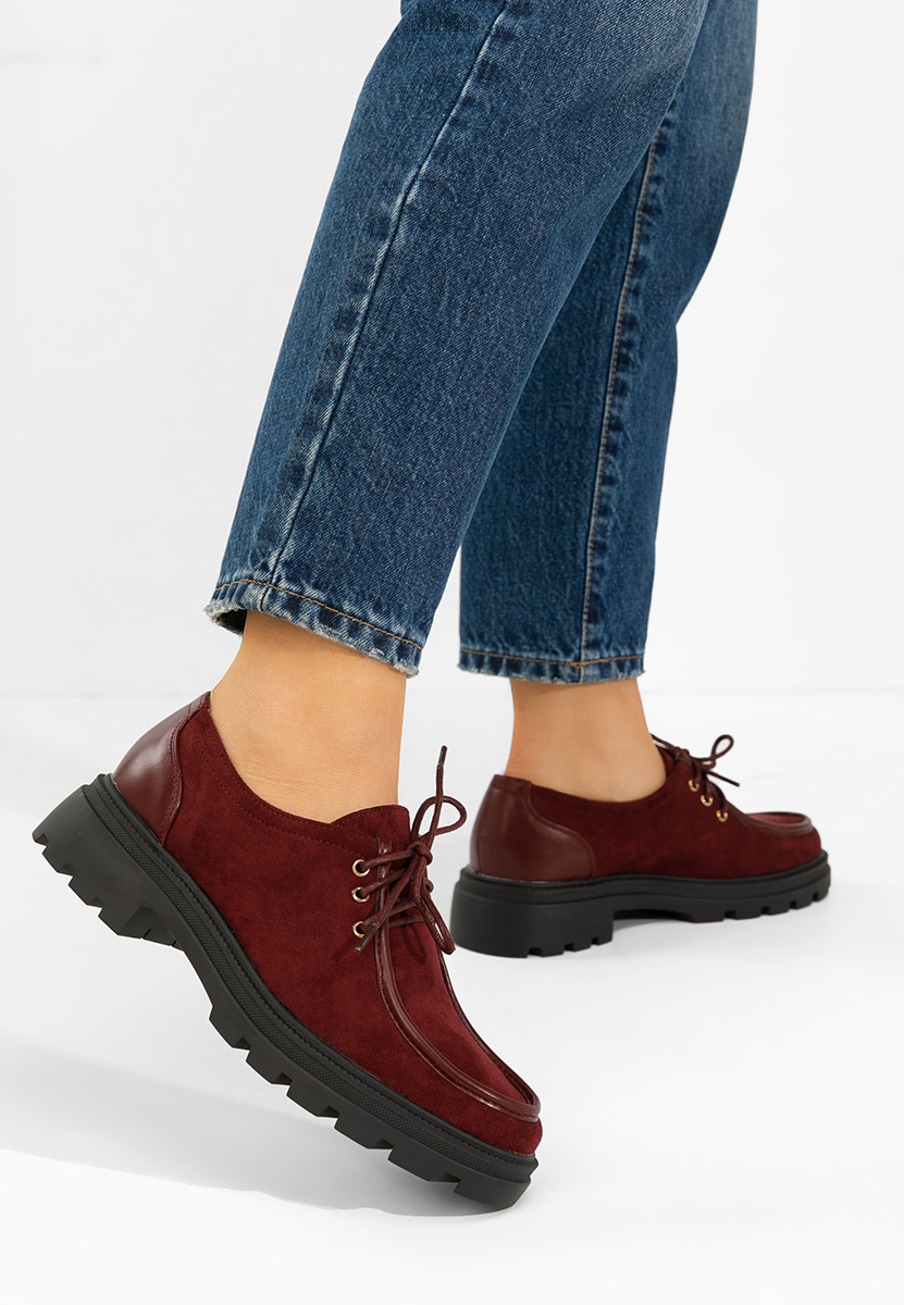 Pantofi casual dama Seliora grena