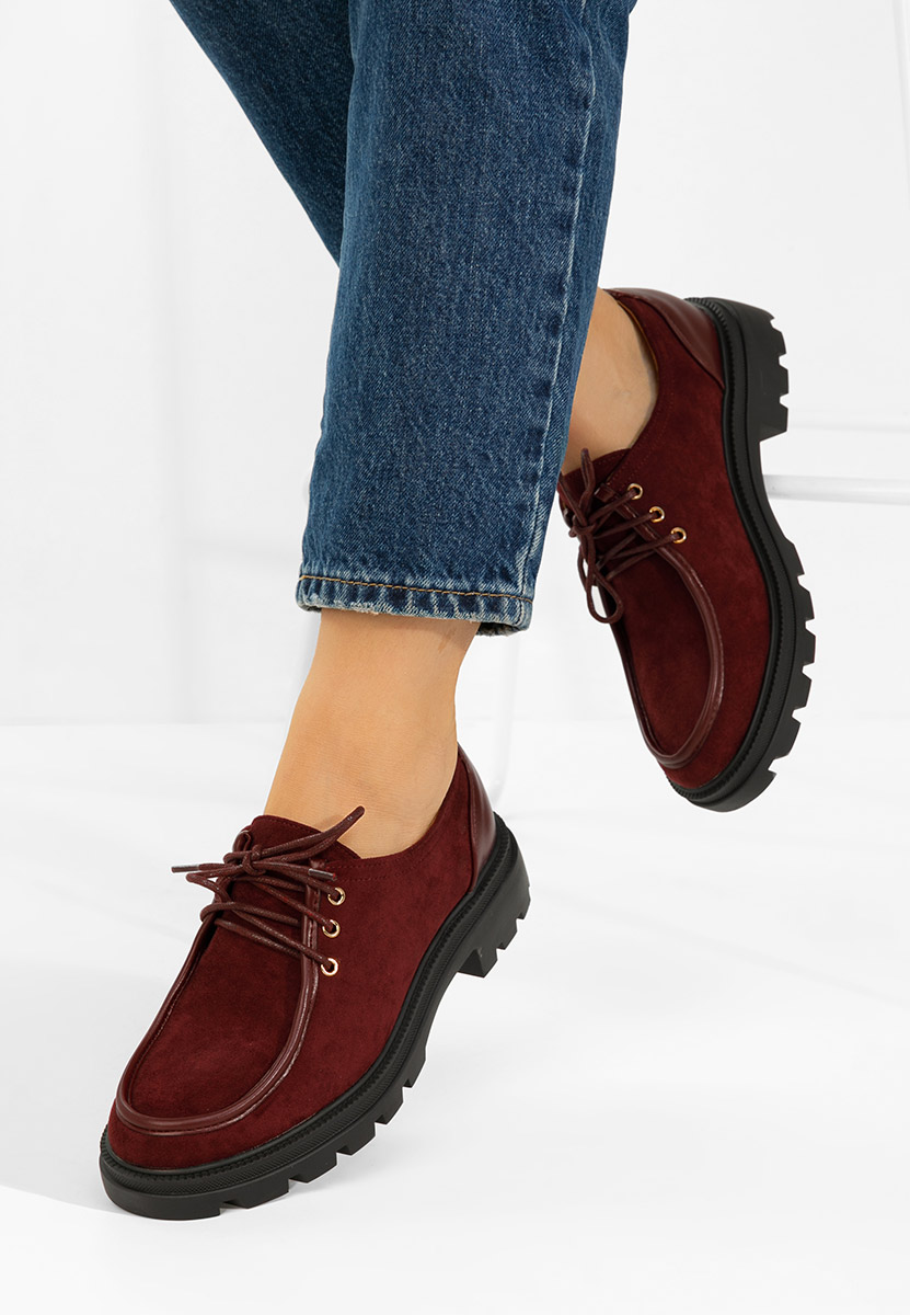 Pantofi casual dama Seliora grena