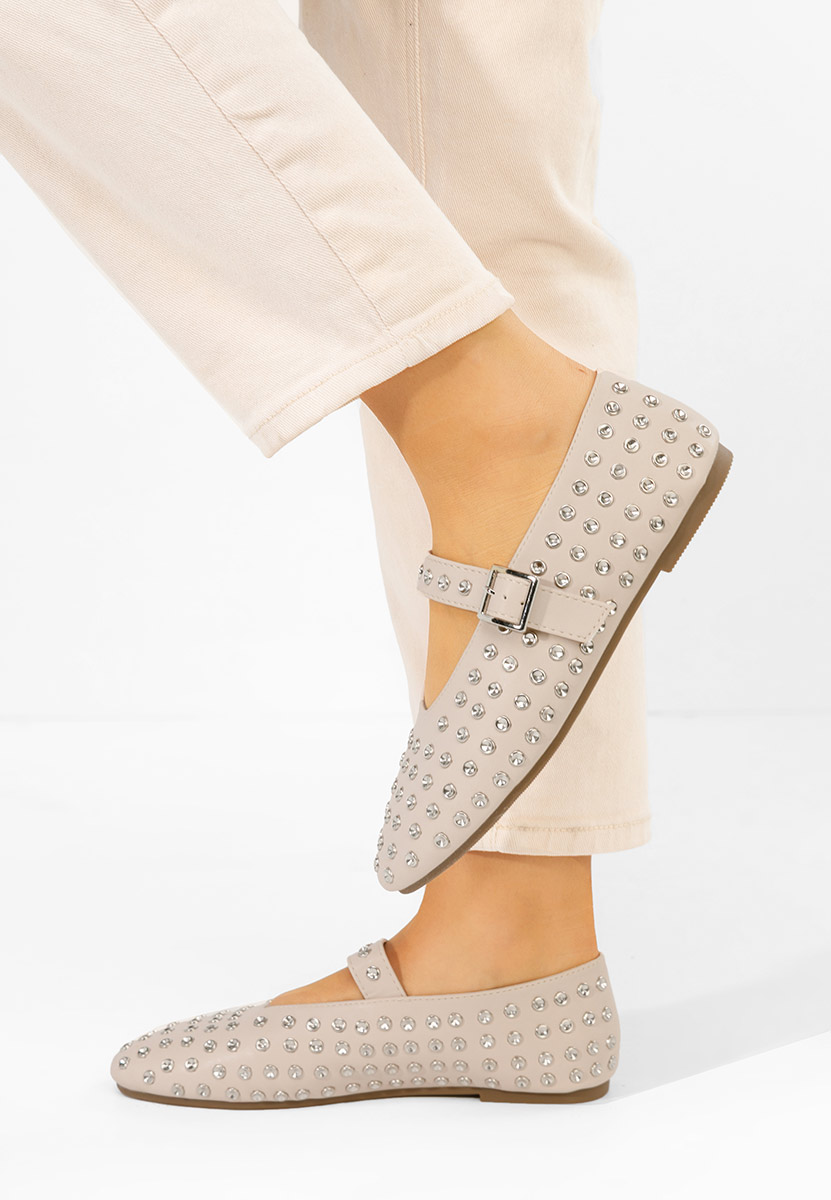 Balerini cu bareta Karem bej