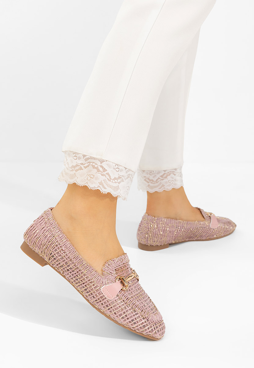 Mocasini dama Cameilia roz