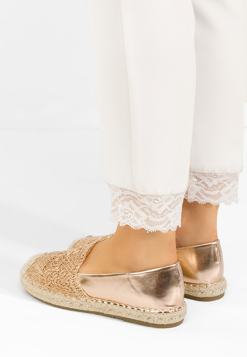 Espadrile dama Thaisa champagne