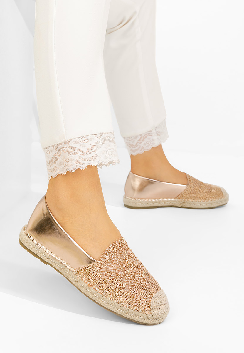 Espadrile dama Thaisa champagne