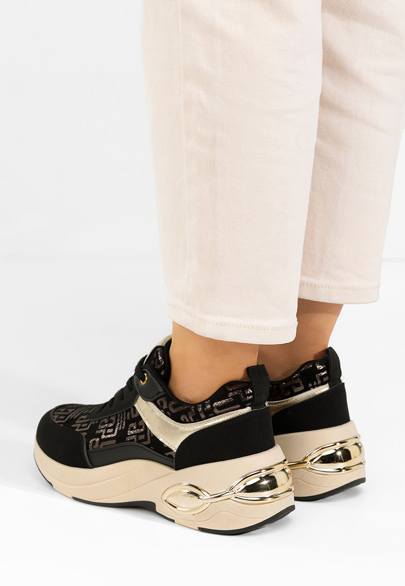 Sneakers cu platforma Nezela negri