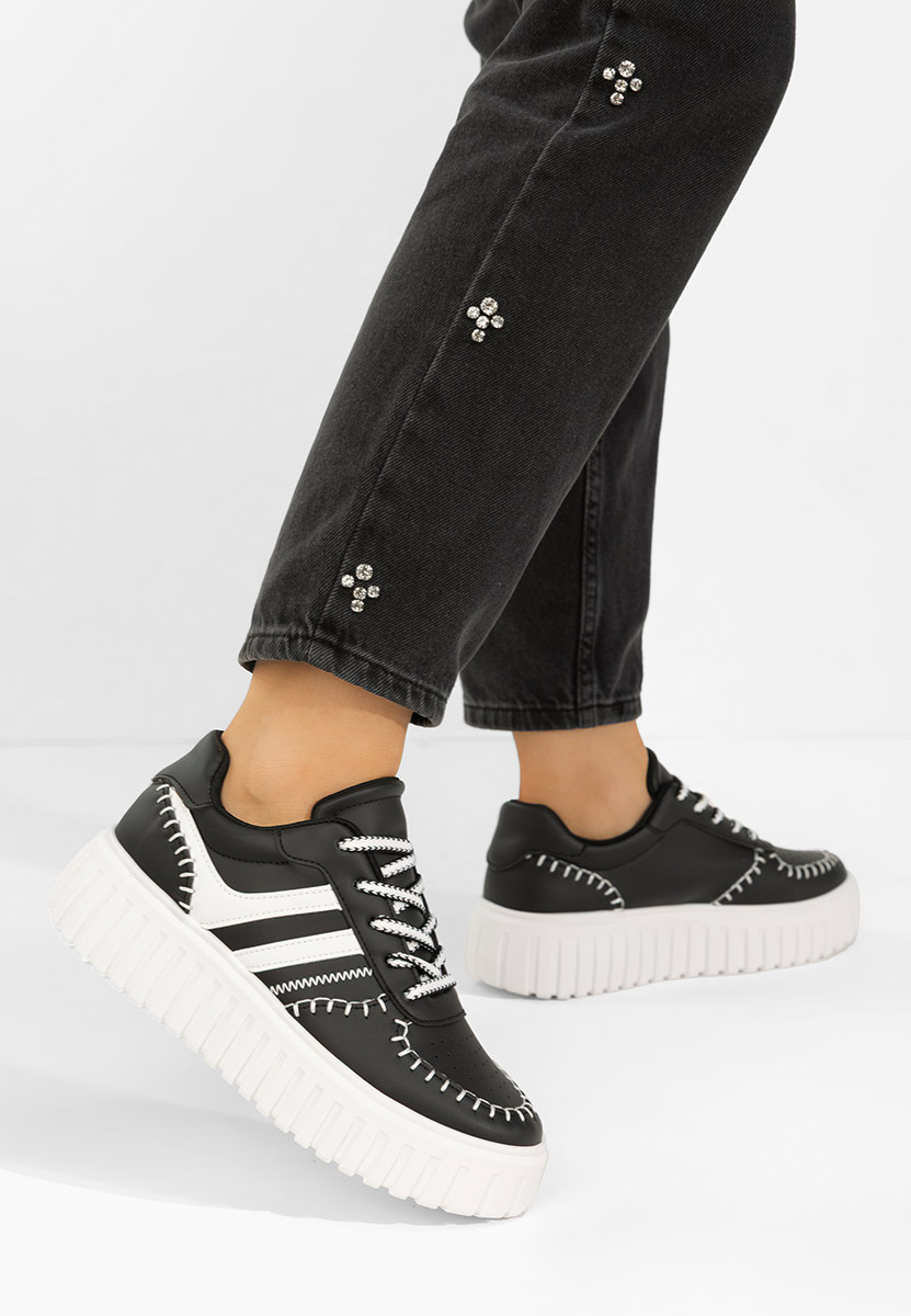 Sneakers cu platforma Brandie negri