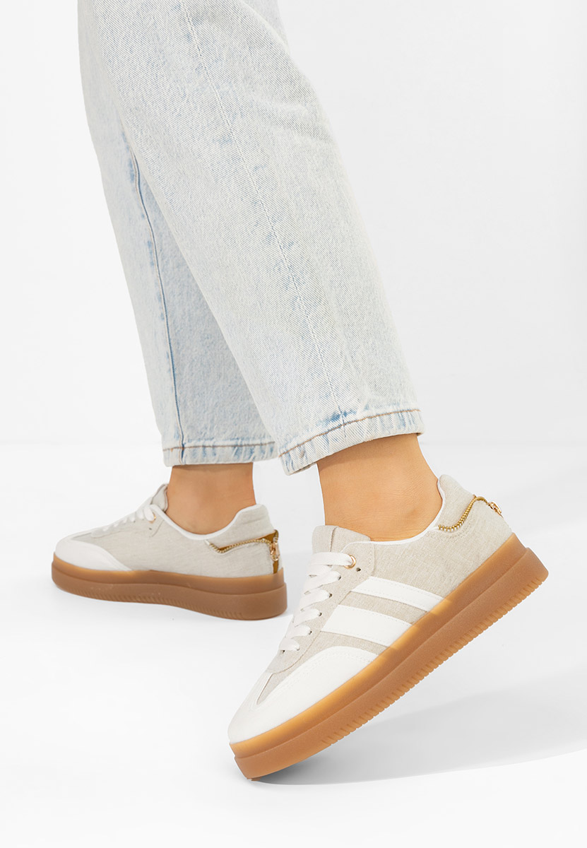 Sneakers dama Deenia bej