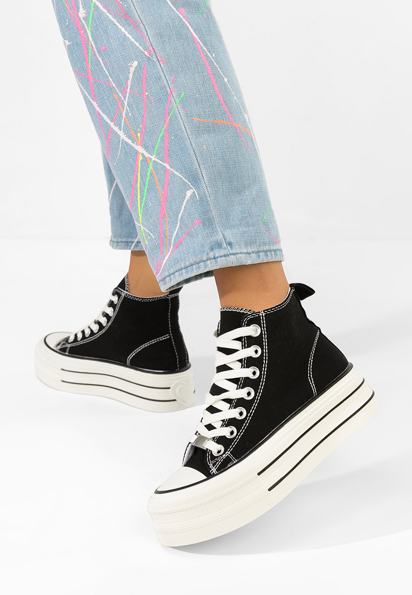 Tenisi cu platformă Kimala V3 negri